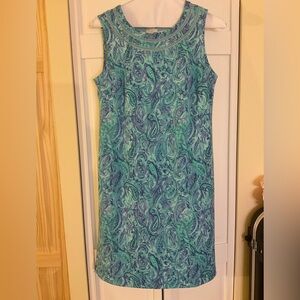 Talbots Pop Over Sheath Dress With Paisley’s NWT